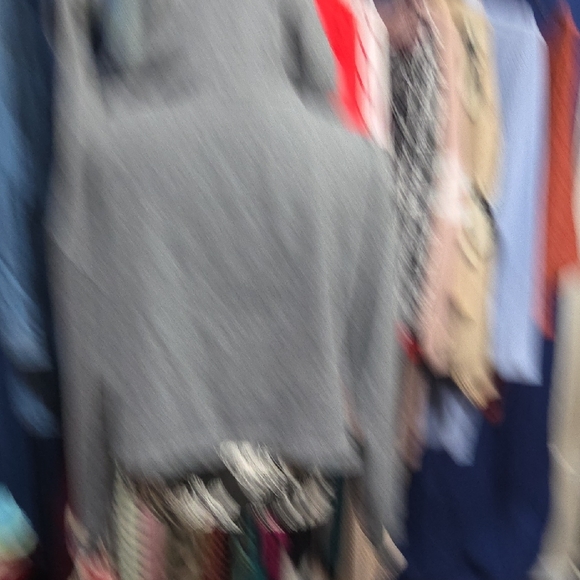 Calvin Klein Charcoal Women's Zip-Up Hoodie - Picture 3 of 5